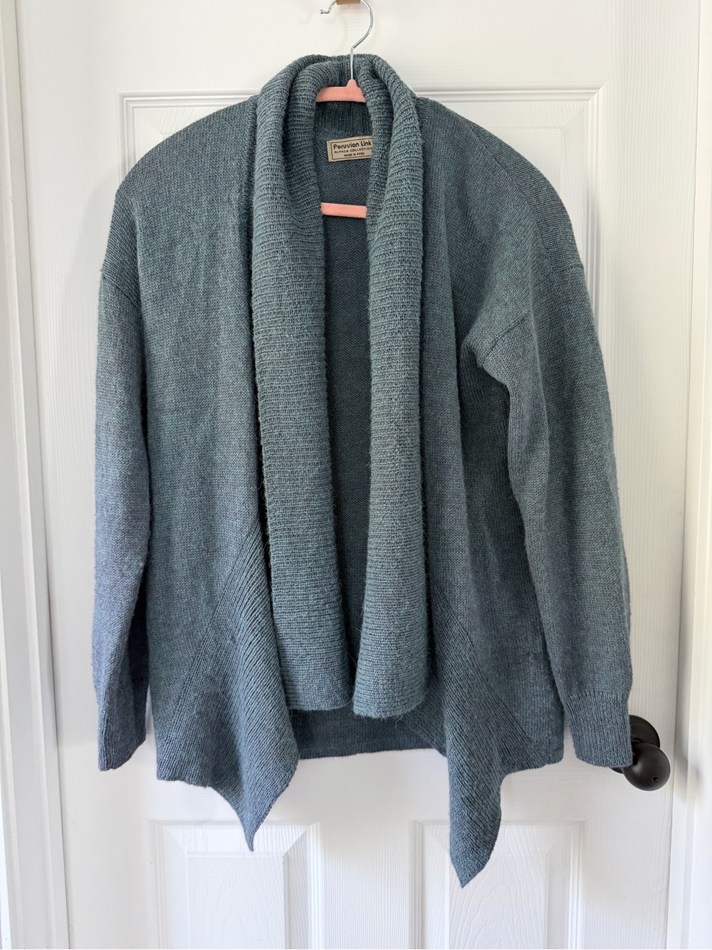 Peruvian Link Alpaca Wool Cardigan Sweater